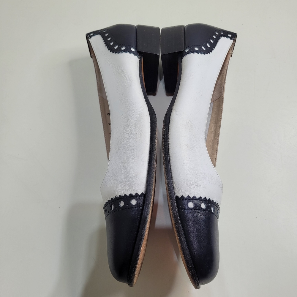 Salvatore Ferragamo Boutique Leather Colorblock Pattern Shoes Size Women's 9 - Picture 9 of 16